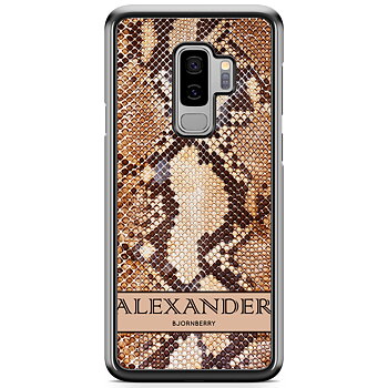 Samsung Galaxy S9+ Case Custom - Brown Snake Name