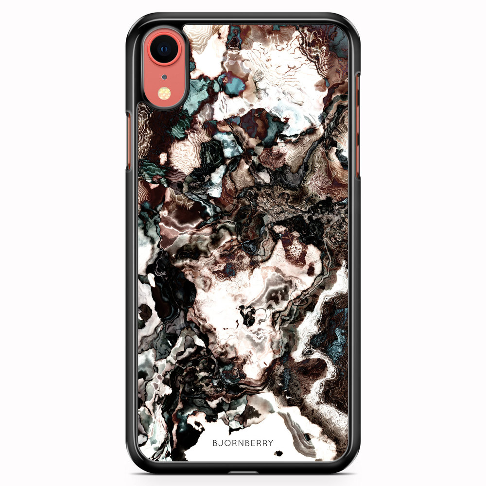 iPhone XR Case - Marble Brown