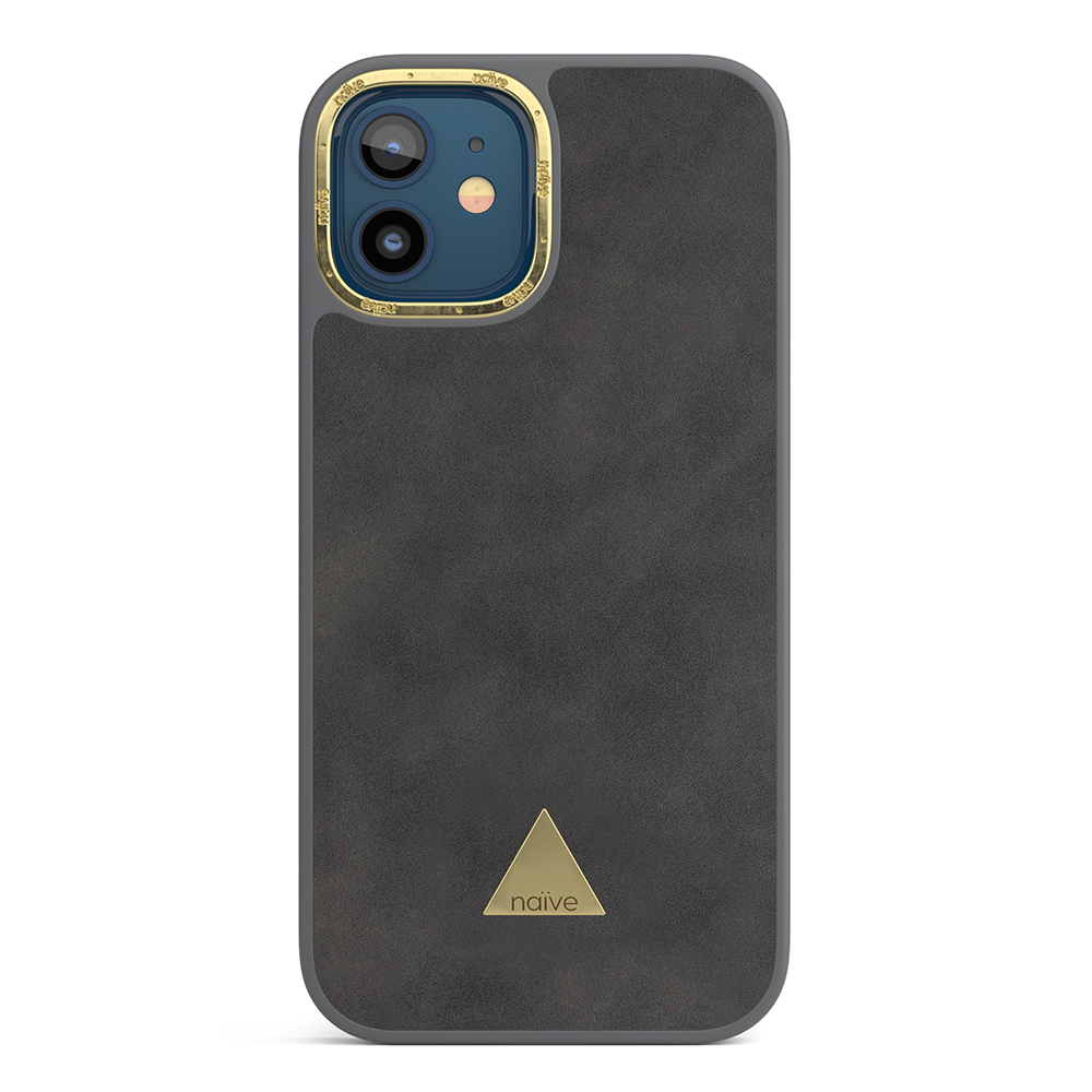 Naive iPhone 12 Mini Smooth Case - Grey