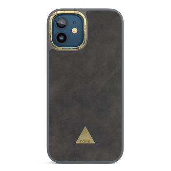 Naive iPhone 12 Mini Smooth Skal - Grey