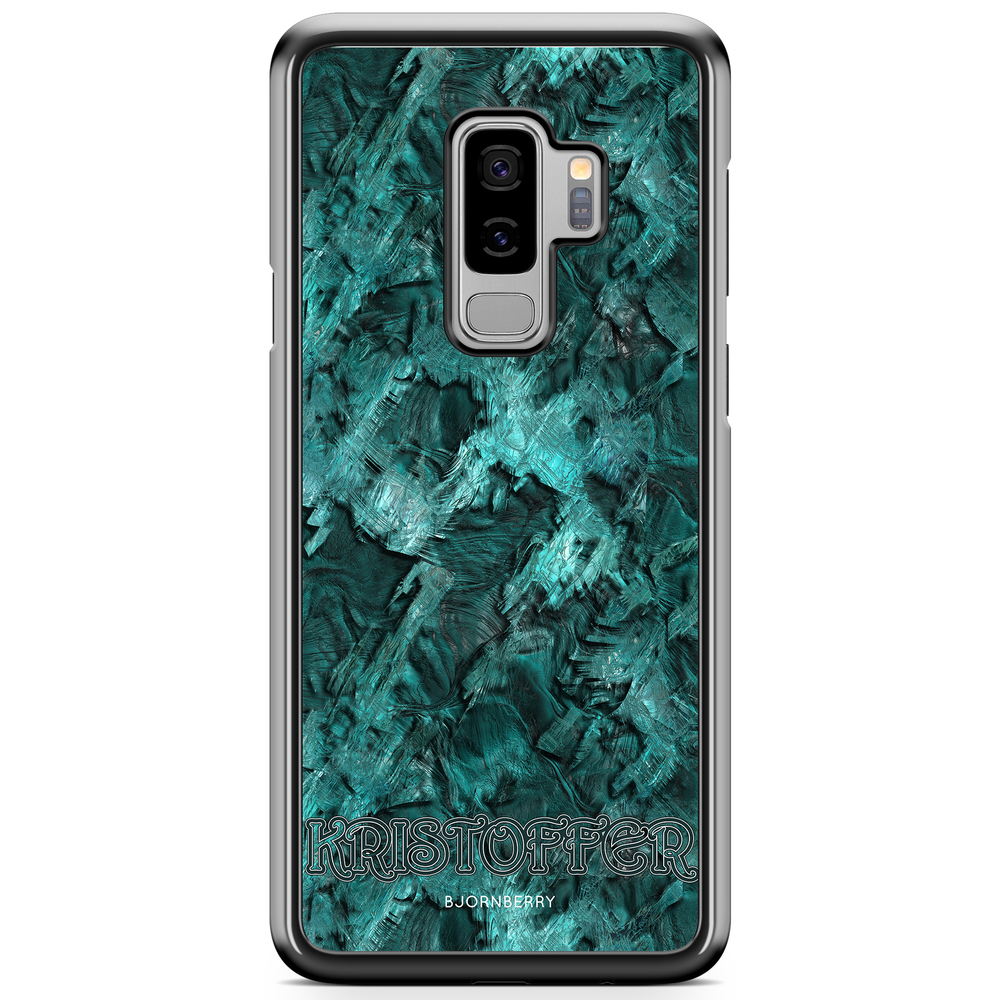 Samsung Galaxy S9+ Case Custom - Green Name