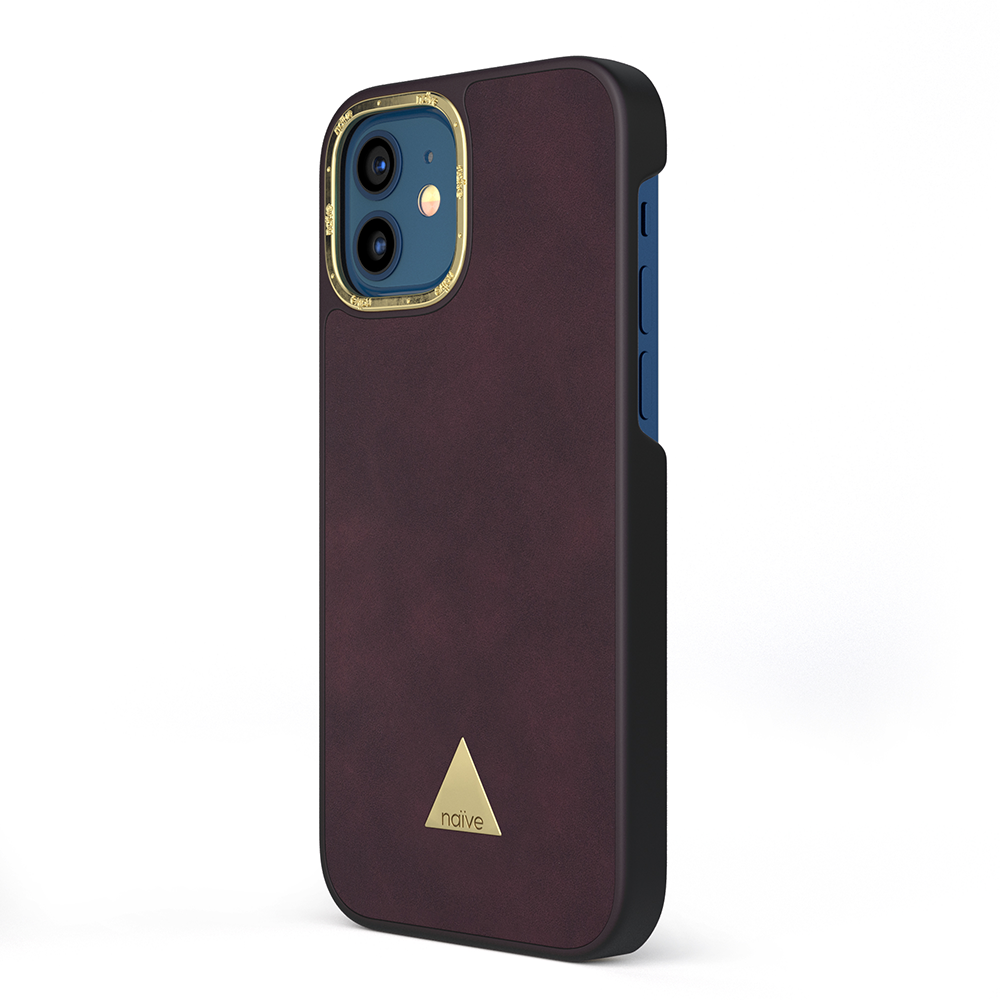 Naive iPhone 12 Mini Smooth Case - Plum - 2