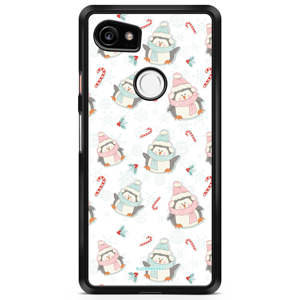 Google Pixel 2 XL Case - Christmas Penguins