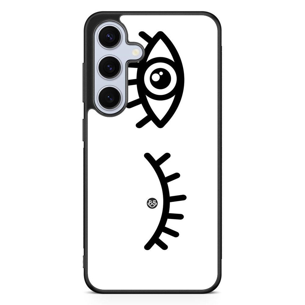 Samsung Galaxy S24 FE Case - Black Eyes