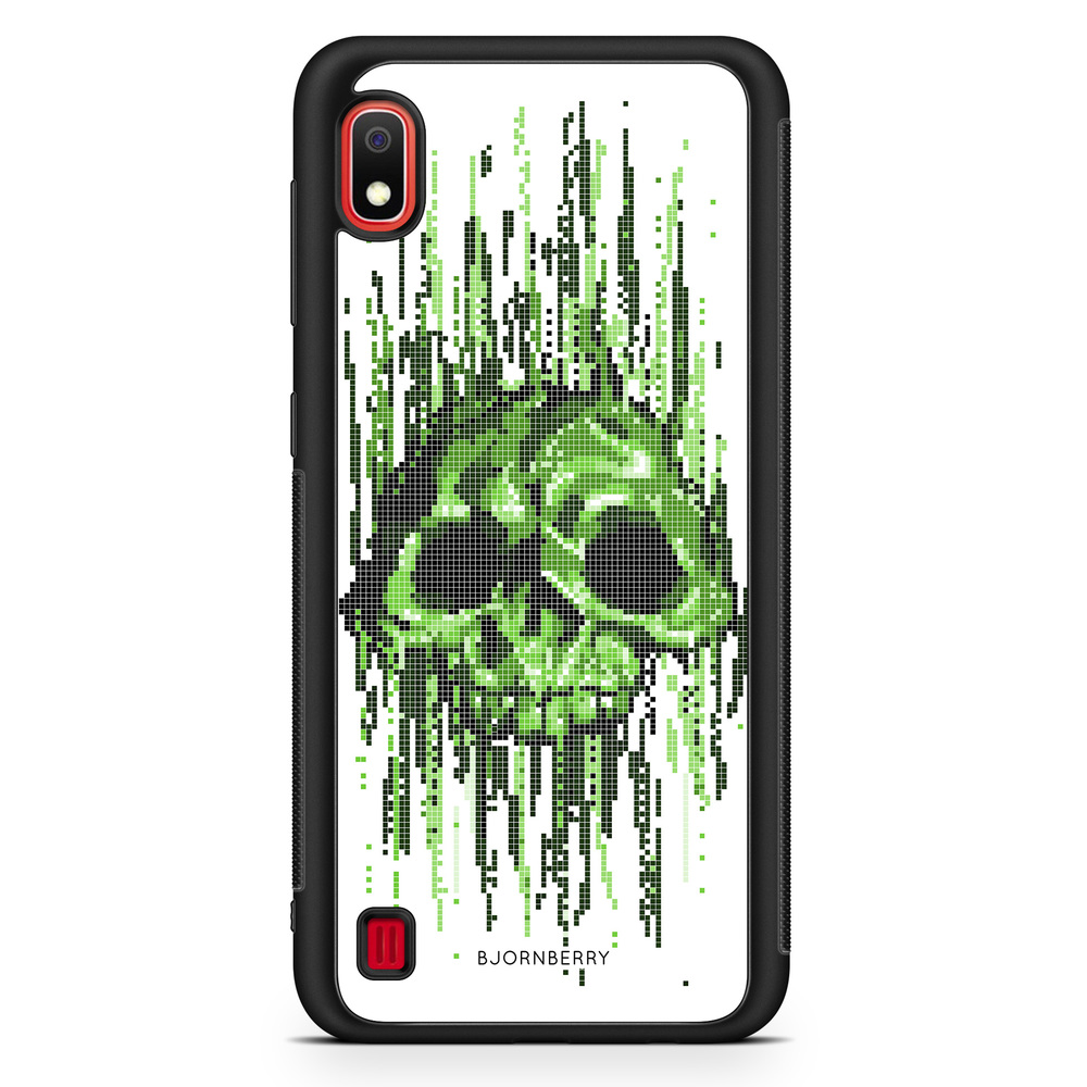 Samsung Galaxy A10 Case - Data Virus Skull