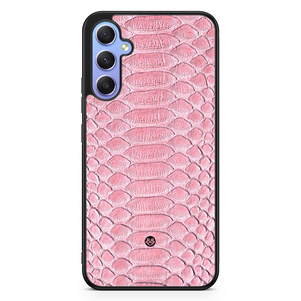 Samsung Galaxy A34 5G Case - Salmon Snake