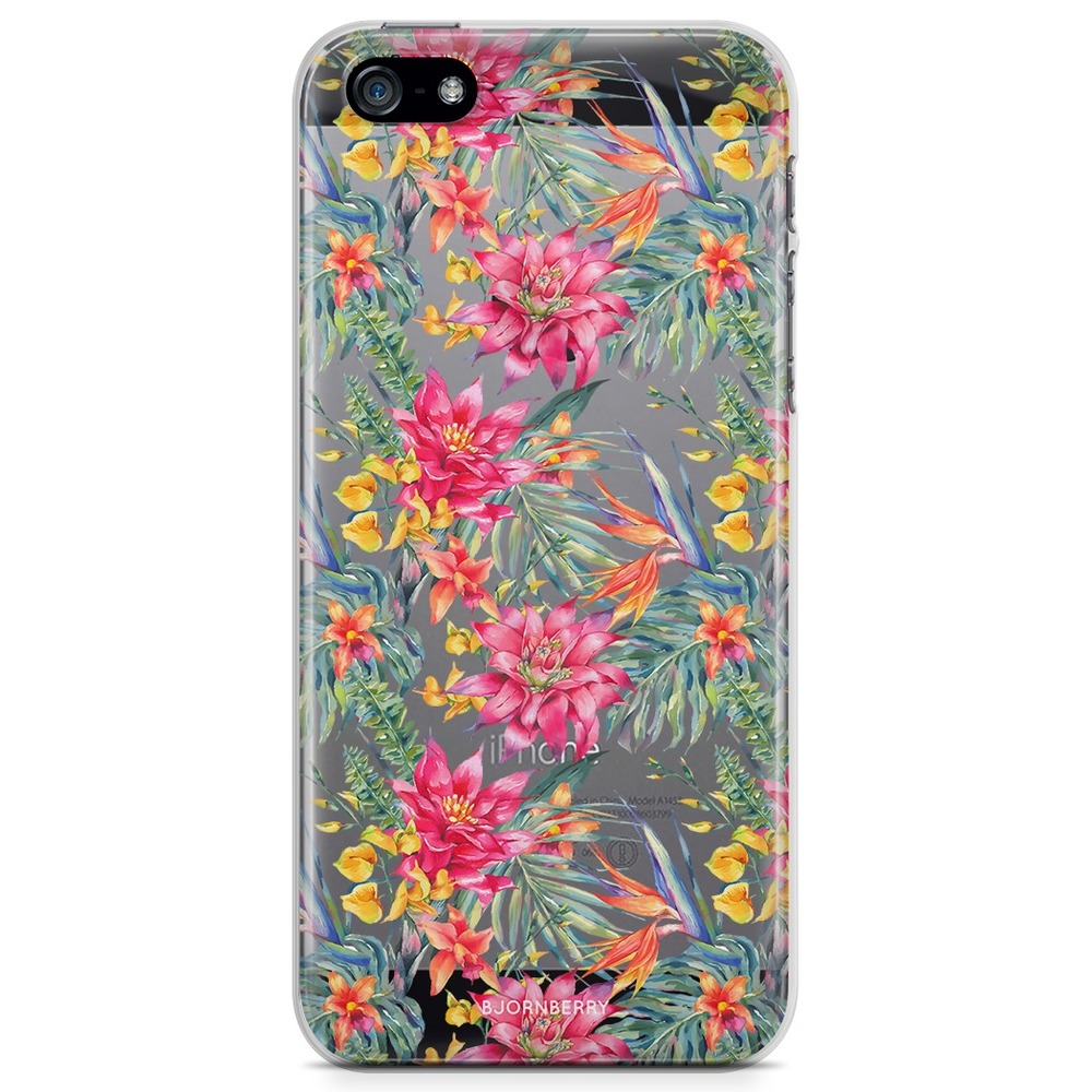 iPhone 5/5S/SE (2016) TPU Case - Vintage Floral
