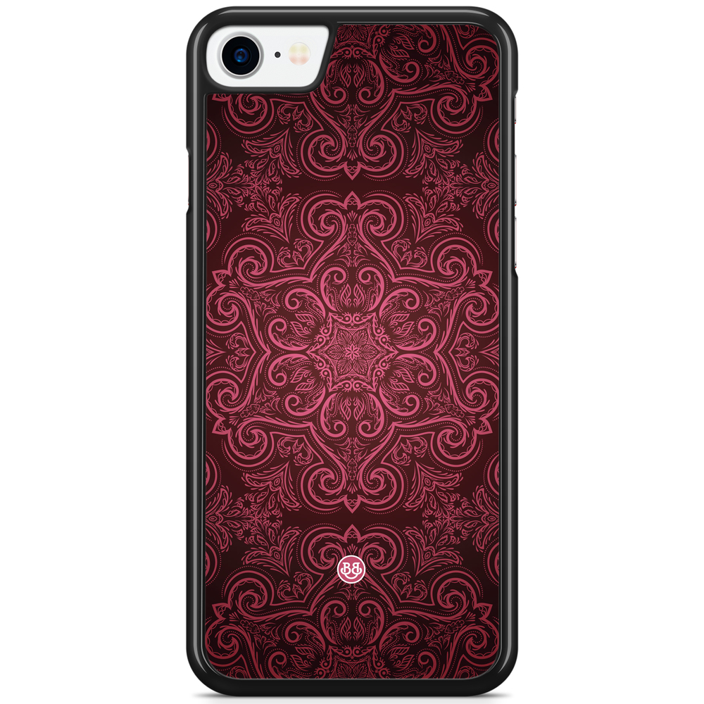 iPhone 8 / iPhone SE (2022/2020) Case - Red Retro Pattern