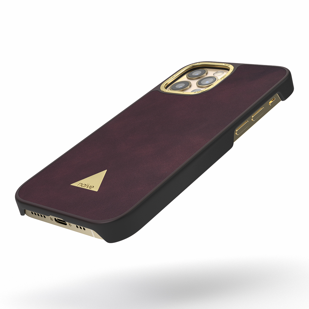 Naive iPhone 12 Pro Smooth Case - Plum - 3