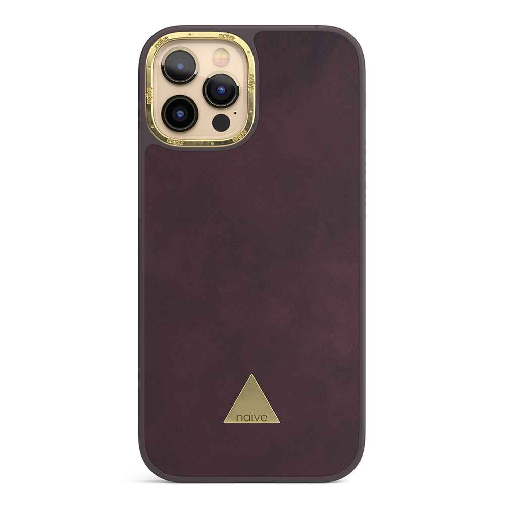 Naive iPhone 12 Pro Smooth Case - Plum