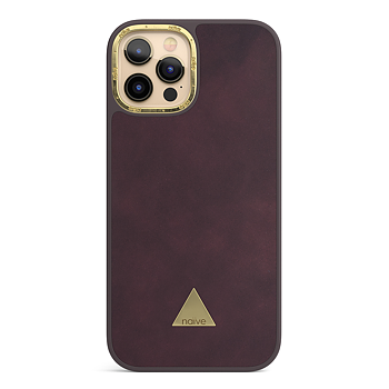 Naive iPhone 12 Pro Smooth Case - Plum