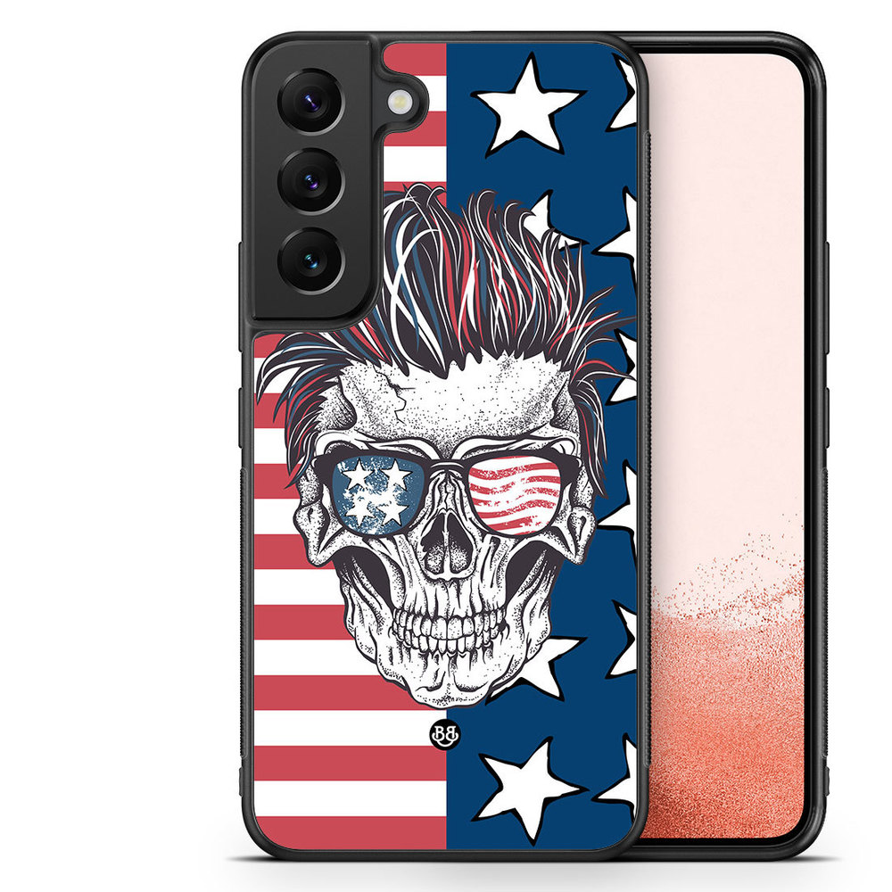 Samsung Galaxy S23 Plus 5G Case - USA Skull