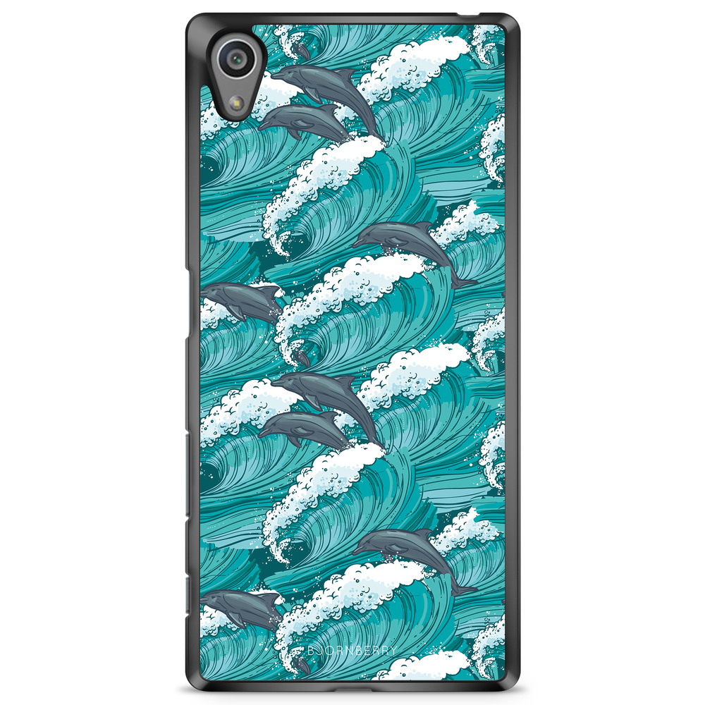 Sony Xperia Z5 Premium Case - Waves And Dolphins