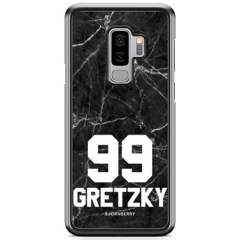Samsung Galaxy S9+ Case Custom - Black Marble Number