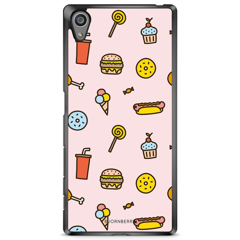 Sony Xperia Z5 Premium Case - Junk Food Pattern