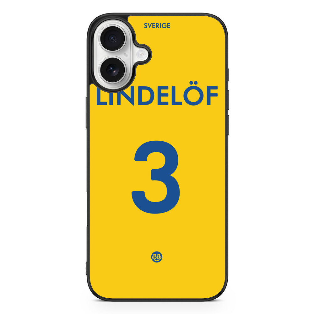 iPhone 16 Plus Custom Case - Sverige Namn/Nummer