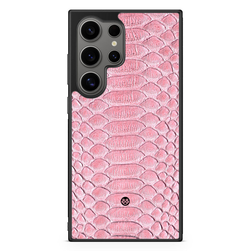 Samsung Galaxy S24 Ultra Case - Salmon Snake