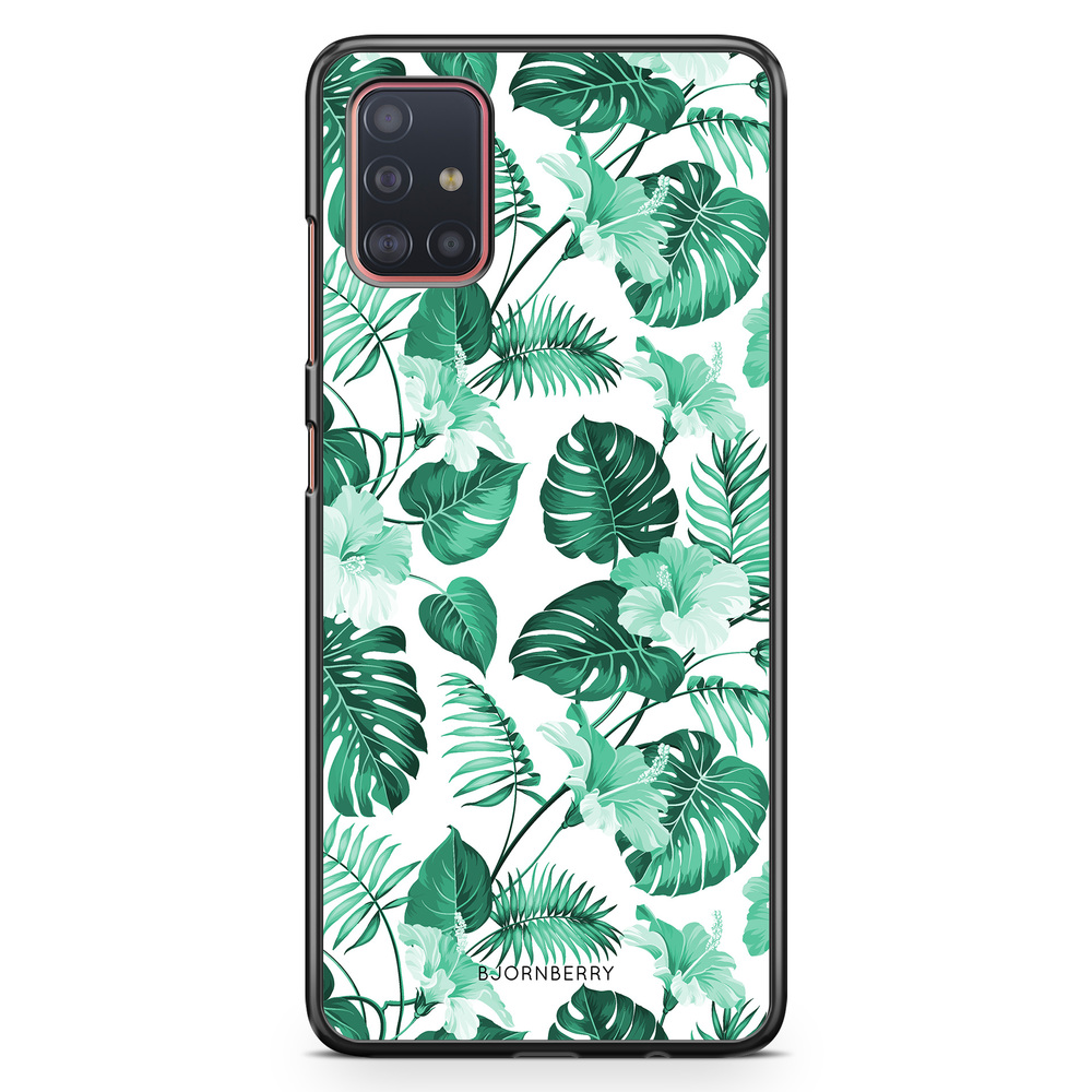 Samsung Galaxy A51 Case - Turquoise Flowers