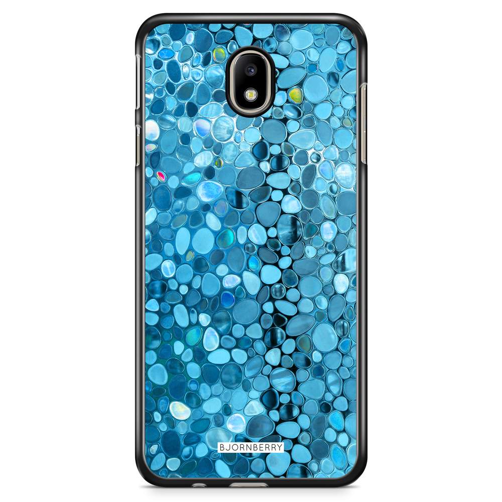 Samsung Galaxy J3 (2017) Case - Stained Glass Blue