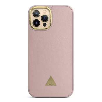 Naive iPhone 12 Pro Max Smooth Case - Pink