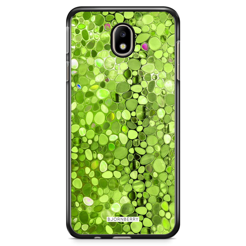 Samsung Galaxy J3 (2017) Case - Stained Glass Green