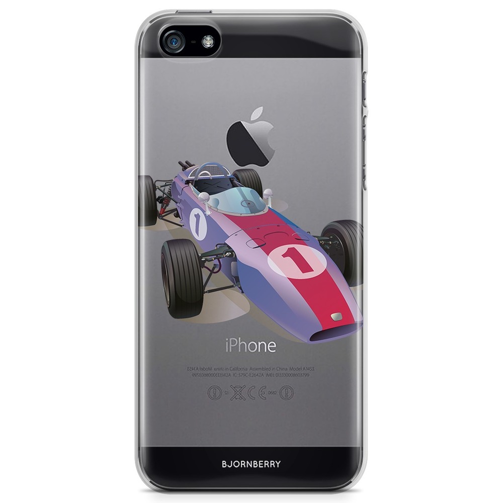 iPhone 5/5S/SE (2016) TPU Case - Classic F1 Car
