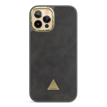 Naive iPhone 12 Pro Max Smooth Case - Grey
