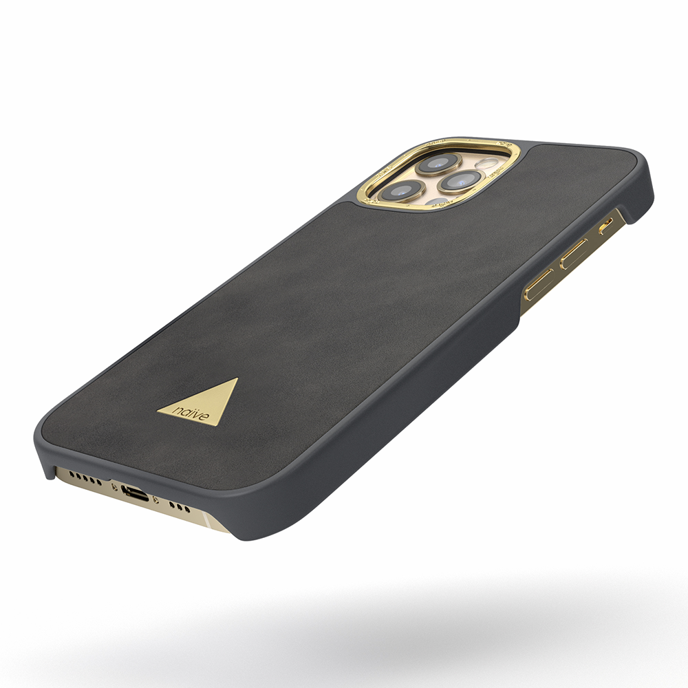 Naive iPhone 12 Pro Max Smooth Case - Grey - 3