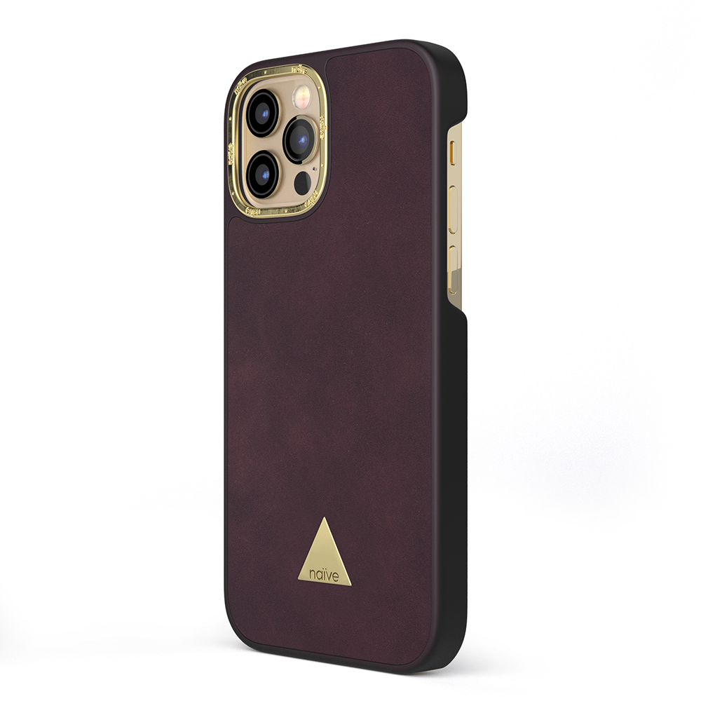 Naive iPhone 12 Pro Max Smooth Case - Plum - 2