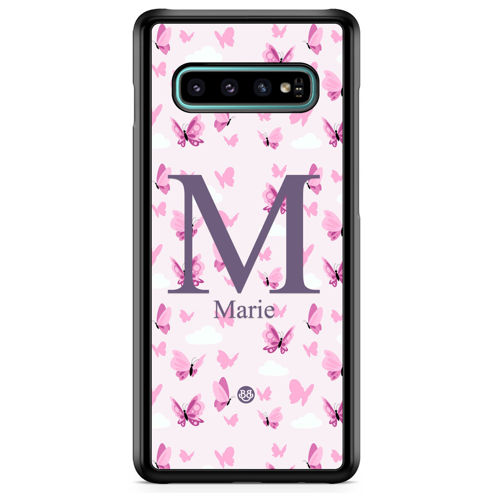 Samsung Galaxy S10 Custom Case - AWAKEN - Butterfly Pink