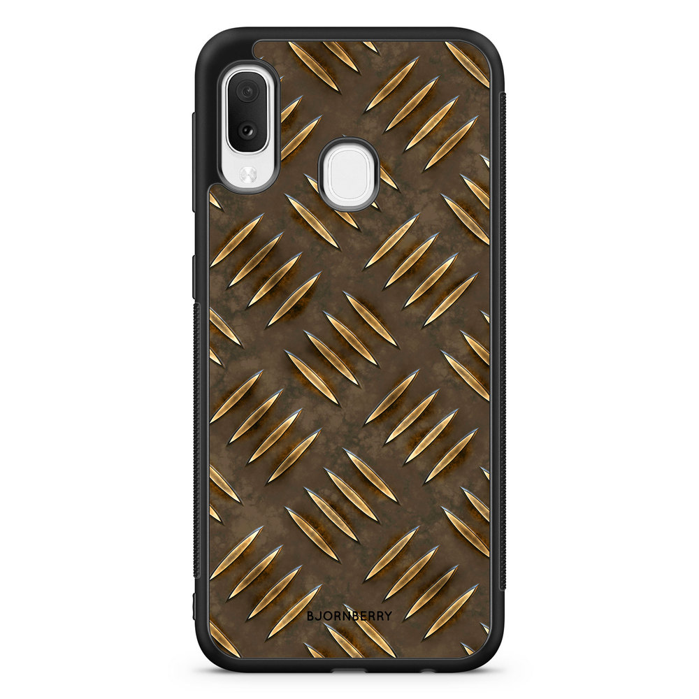 Samsung Galaxy A20e Case - Steel Pattern