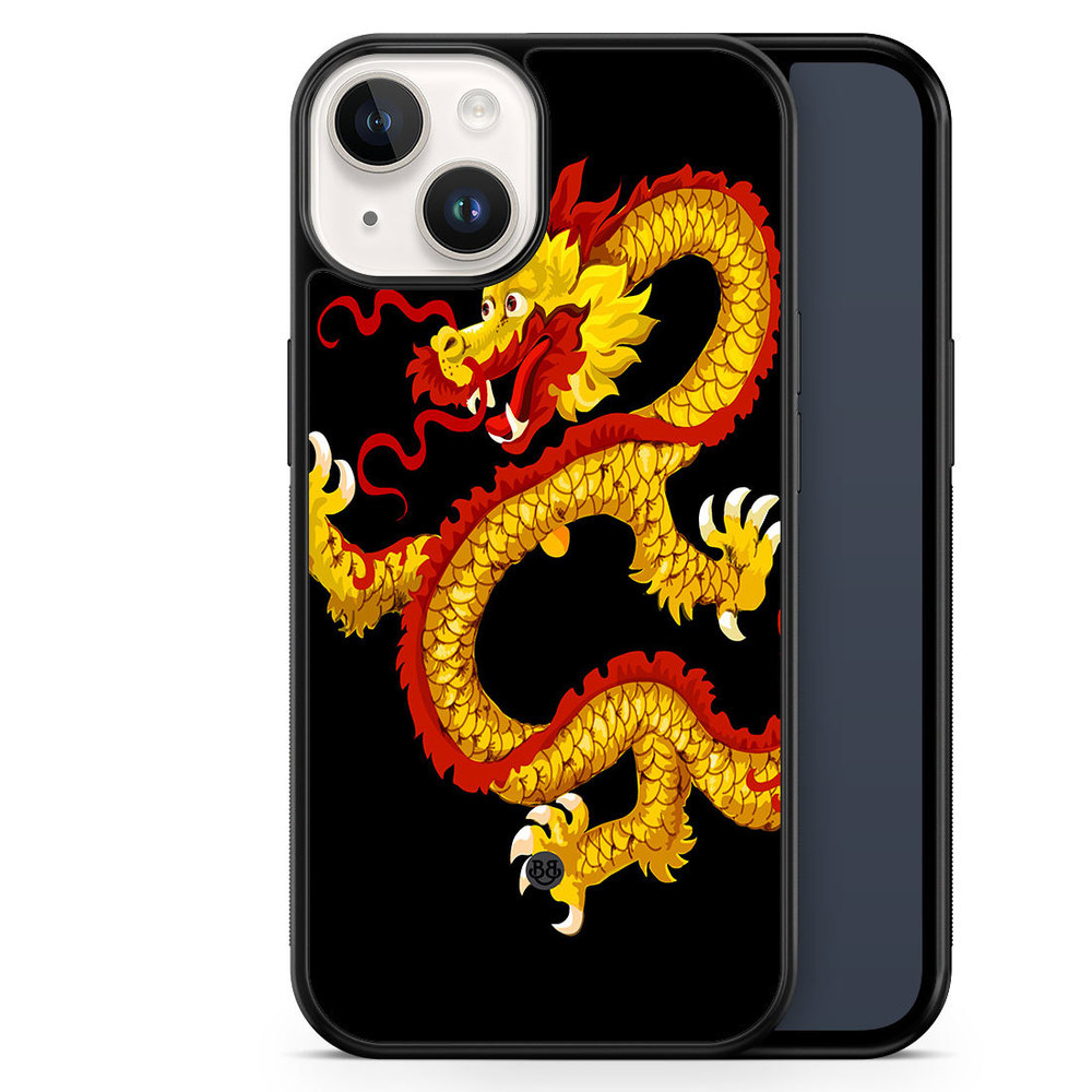 iPhone 14 Case - Yellow Dragon