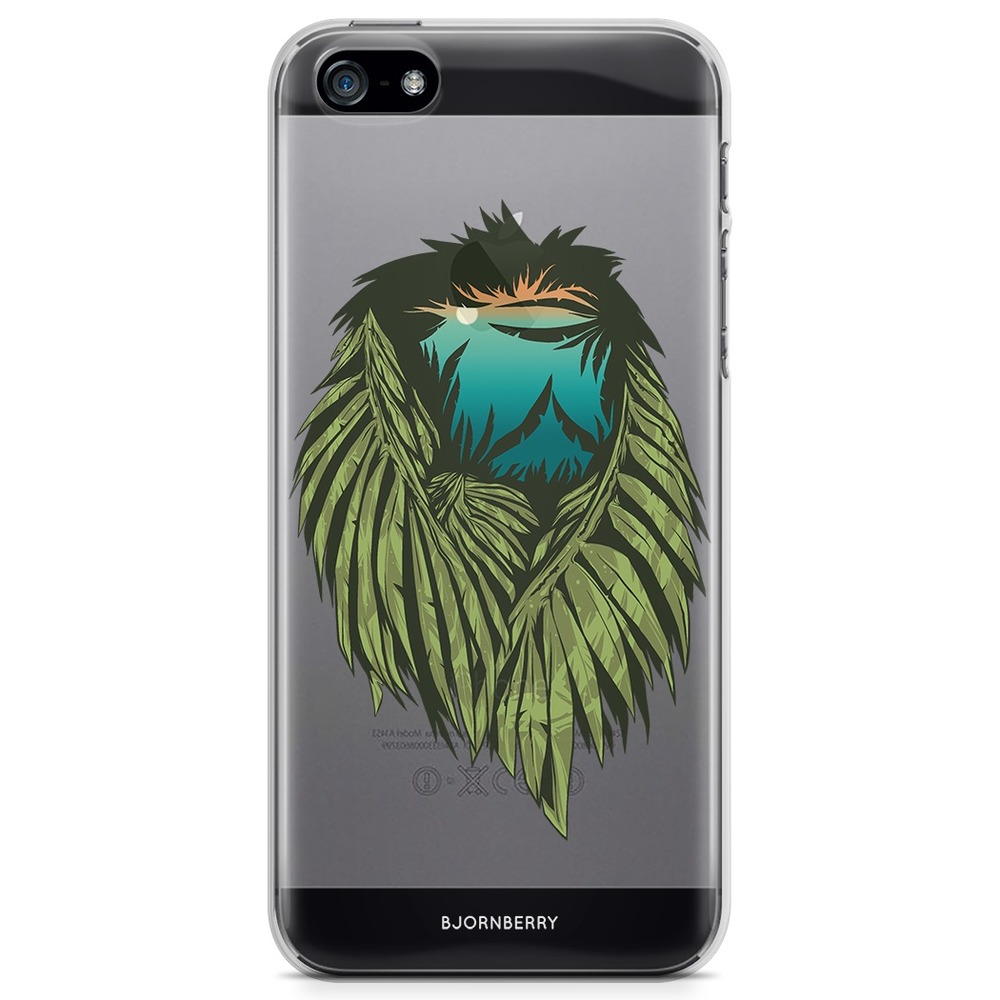 iPhone 5/5S/SE (2016) TPU Case - Leaf Lion