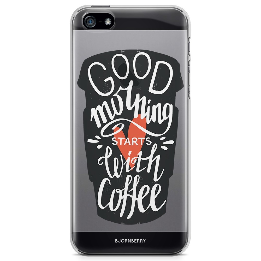 iPhone 5/5S/SE (2016) TPU Case - Coffee