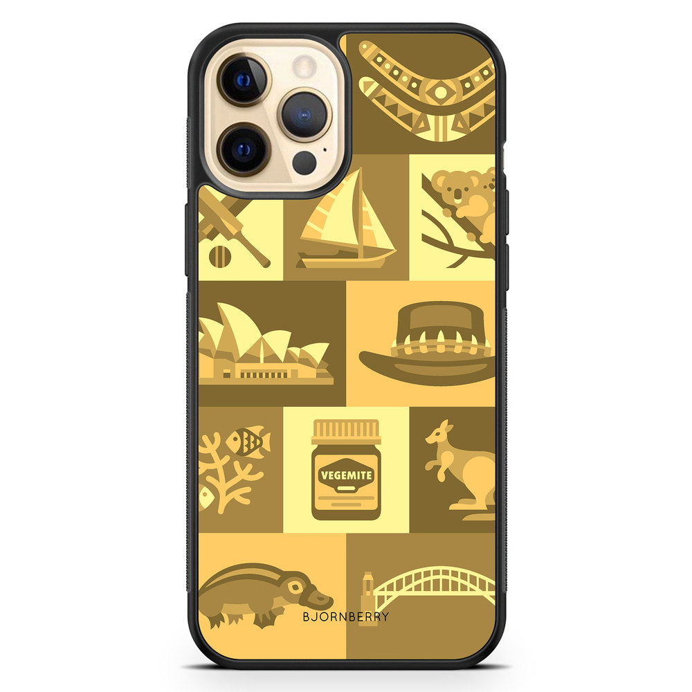 iPhone 12 Pro Max Case - Australian Pattern