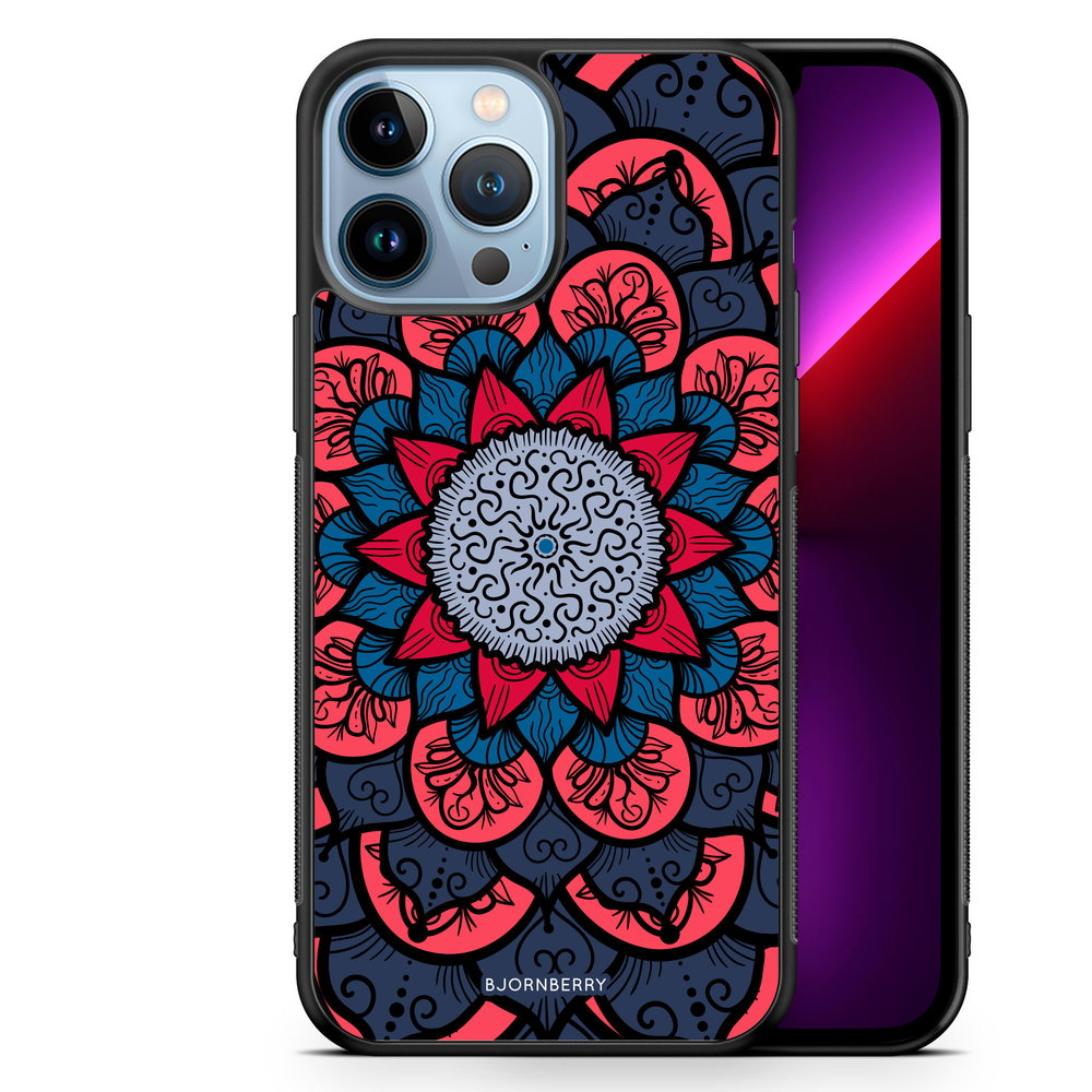 iPhone 13 Pro Max Case - Blue Mandala