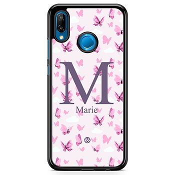 Huawei P20 Lite Skal Custom - AWAKEN - Butterfly Pink