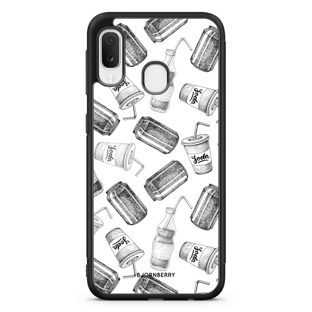 Samsung Galaxy A20e Case - Soda Black & White