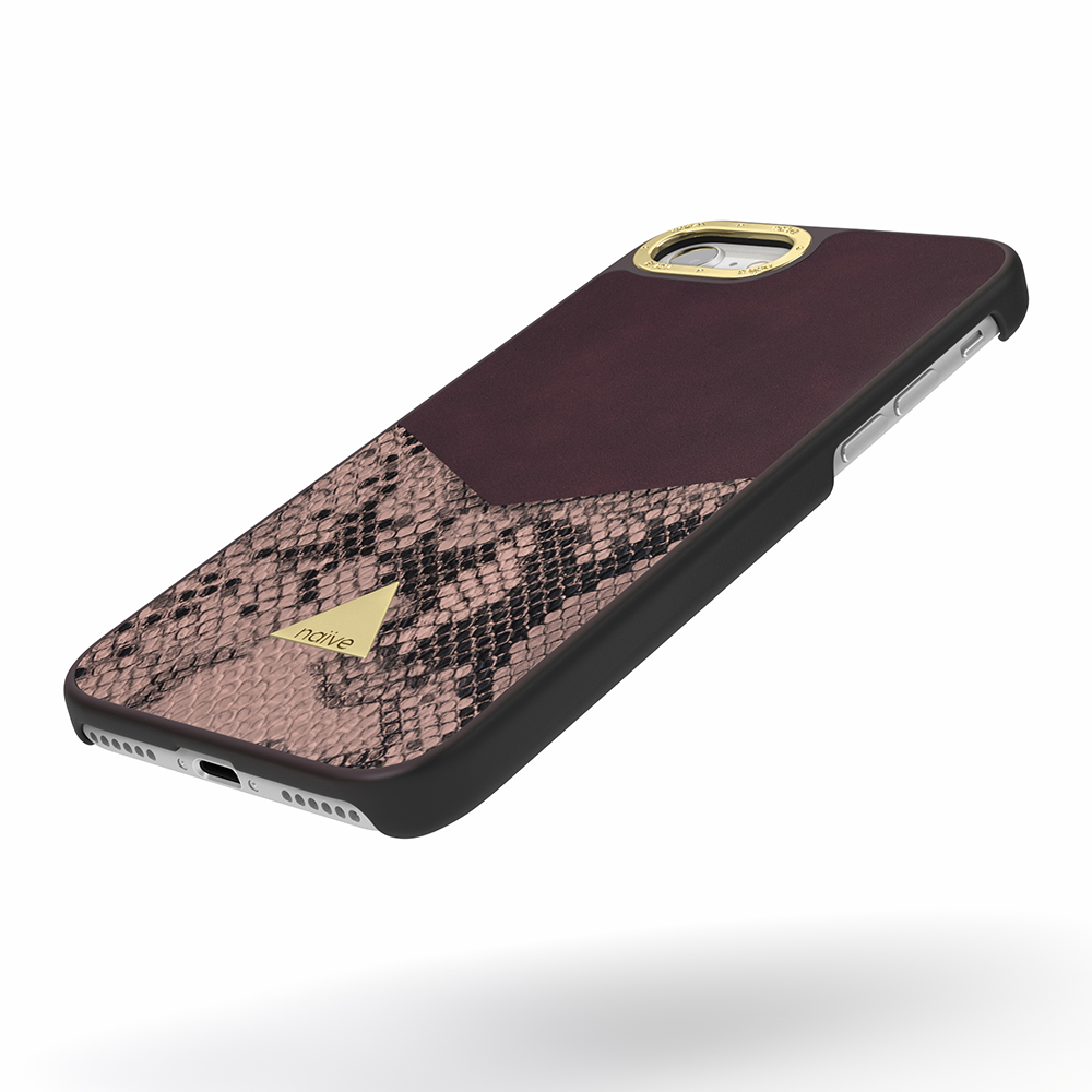 Naive iPhone 6/6s Smooth Case - Plum/Snake - 3