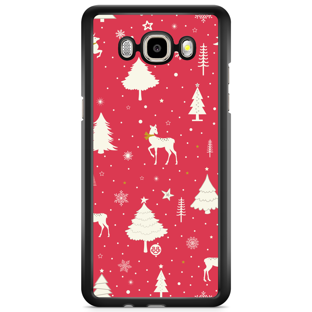 Samsung Galaxy J3 (2016) Case - Red Christmas