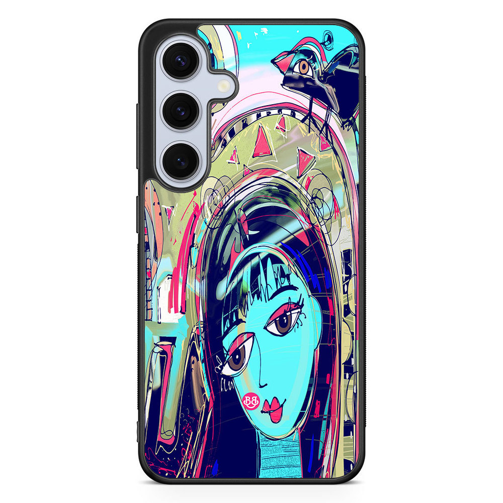 Samsung Galaxy S24 FE Case - Abstract Cat