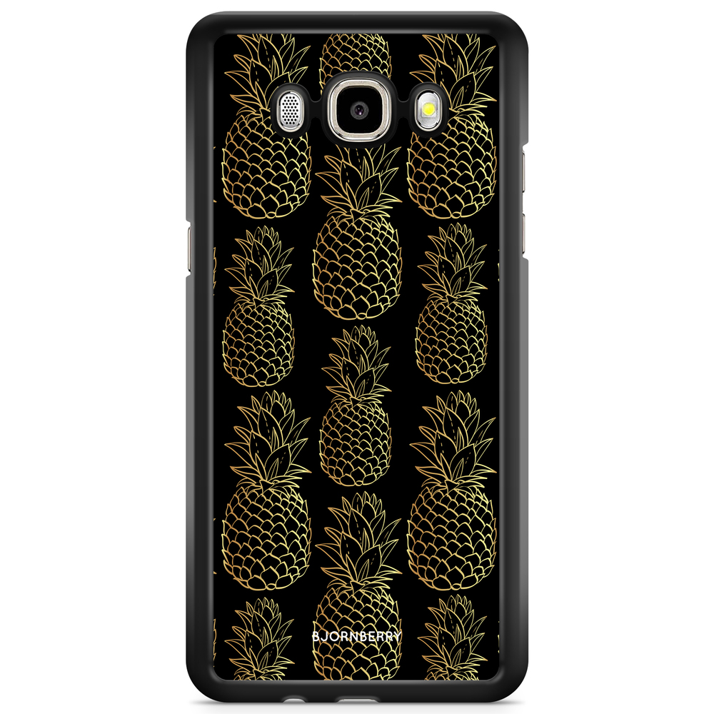 Samsung Galaxy J3 (2016) Case - Gold Pineapples