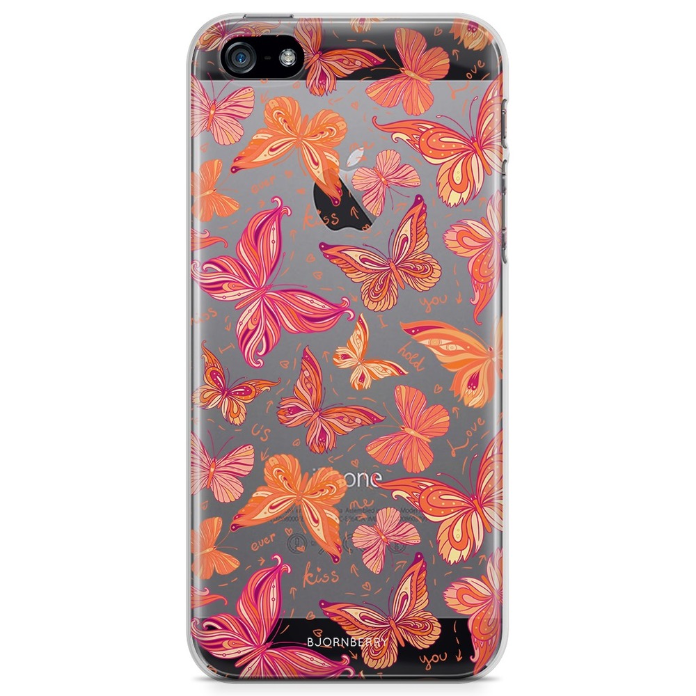 iPhone 5/5S/SE (2016) TPU Case - Butterflies