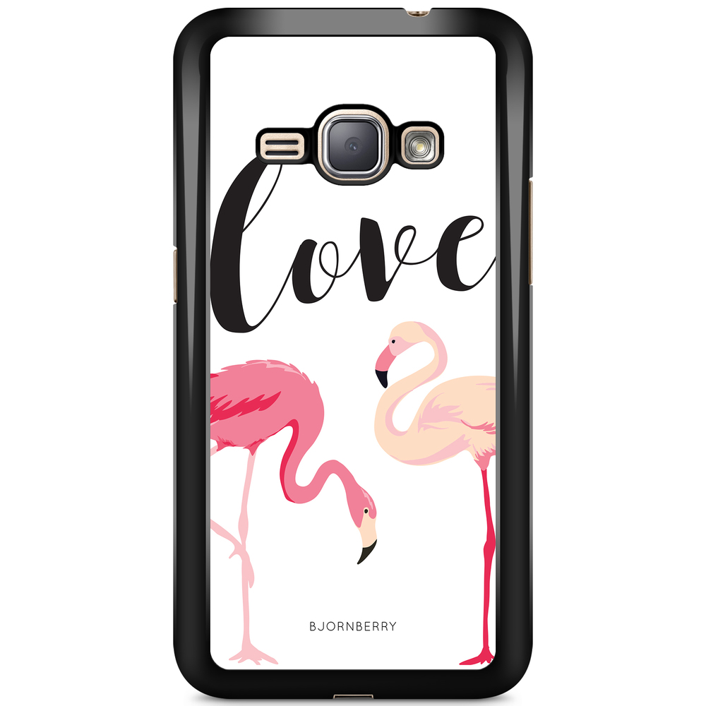 Samsung Galaxy J1 (2016) Case - Love Flamingo