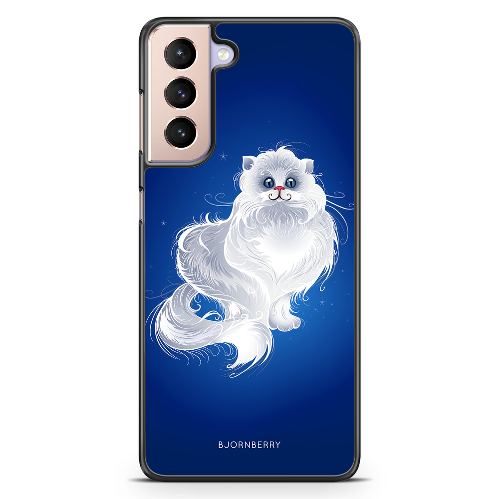 Samsung Galaxy S21 Case - White Cat
