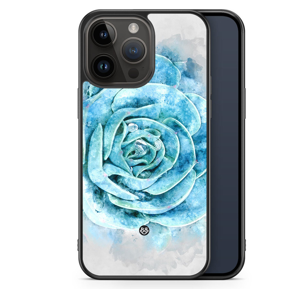 iPhone 14 Pro Max Case - Blue Cactus