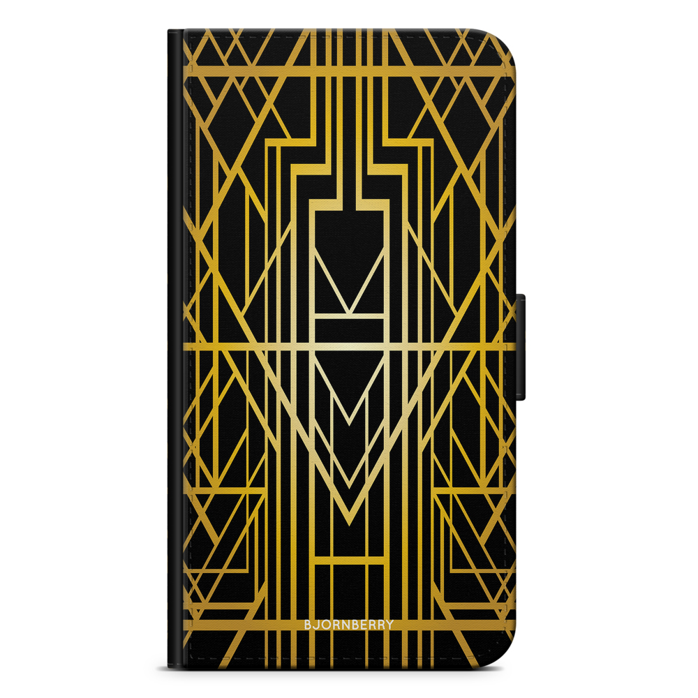 Samsung Galaxy J5 (2016) Wallet Case - Golden Pattern