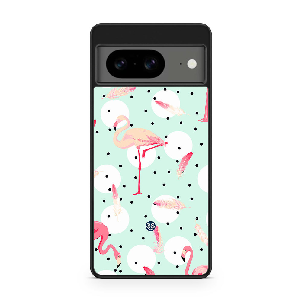 Google Pixel 8 Case - Flamingos