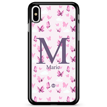 iPhone X / XS Case Custom - AWAKEN - Butterfly Pink