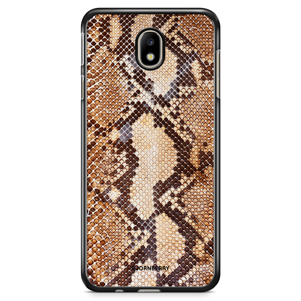 Samsung Galaxy J3 (2017) Case - Snakeskin Brown